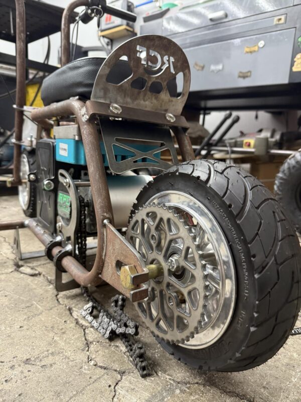 6” Astro rims and 80/65/6” tire