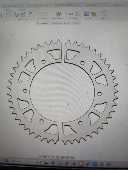 52 tooth #35 Astro sprocket.